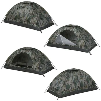 1 шт. Палатка для одного/ двухместного человека, сверхлегкие портативные садовые палатки для кемпинга с анти-УФ покрытием, дышащая дверь из тонкой сетки