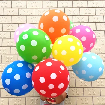 10шт 12-дюймовый точечный латексный воздушный шар, черно-белый точечный воздушный шар, украшение для детского дня рождения, тема русалки, синий фиолетовый гелиевый шар