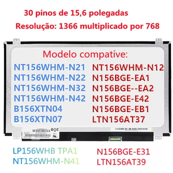 15,6-дюймовый EDP ЖК-дисплей для ноутбука Scree B156XTN07.1 N156BGA-EB2 NT156WHM-N32 NT156WHM-N42 N156BGA-EA2 B156XTN04 15 6 Тонкий 30-контактный экран