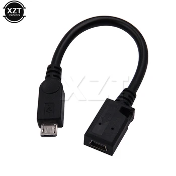 1шт порт Mini USB-Micro USB M/F новый Соединительный кабель-адаптер, Универсальный, совместимый с устройствами 1.1 и 1.0