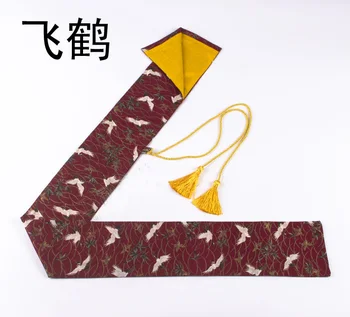 2 вида цветов Кендо бамбуковый журавль сумка для мечей из высококачественных тканей кунг-фу боевые искусства иайдо деревянные сумки для ножей