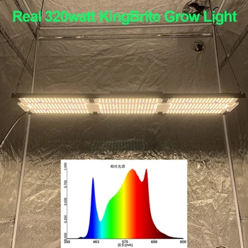 320 Вт KingBrite LED Grow Board UV IR LM281B + Светодиодный светильник для выращивания с регулируемой яркостью полного спектра