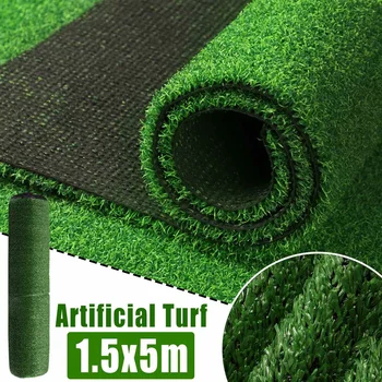 5 м искусственный искусственный газон из искусственной травы, пластиковое зеленое растение, газон, садовый декор, прочный, не загрязняет окружающую среду.