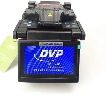 DHL Бесплатная Доставка Оригинальный Новый DVP-740 Сварочный аппарат для дуговой сварки на нескольких языках FTTx/FTTH Волоконно-оптический сварочный аппарат DVP-740