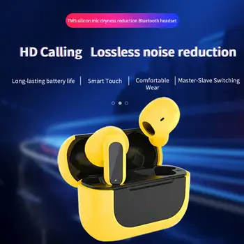 E60 TWS Bluetooth-совместимые Мини-Беспроводные Наушники 5.2 Earbuds Bass Headphone Спортивная Игровая Гарнитура С Микрофоном Для iOS Android