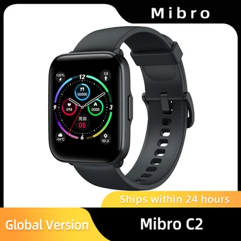 Mibro C2 Smartwatch Глобальная Версия 1,69 дюймовый HD Экран Спортивный Пульсометр Водонепроницаемый Мужской Женский Смарт-Часы