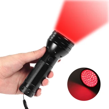 TopCom Портативный 5 Вт Красный 51 Светодиодный фонарик ночного видения 625 нм Красный фонарик для охоты, чтения астрономических Звездных карт