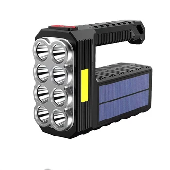 USB фонарик с сильным освещением перезаряжаемый супер яркий светодиодный фонарик портативный прожектор long shot портативный кемпинг рыбалка
