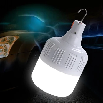 ZK40 Аварийное освещение, переносные фонари для дома / улицы, аварийная лампа мощностью 80 Вт, USB-светодиодная перезаряжаемая лампа, кемпинговый проблесковый маячок