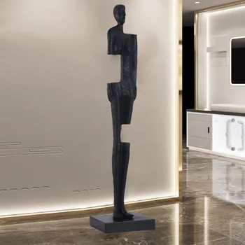 * Абстрактная фигурная скульптура Вход в отдел продаж отеля, Большие напольные украшения из стеклопластика