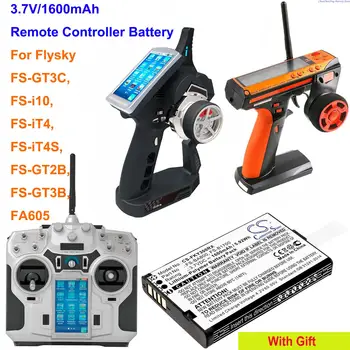 Аккумулятор OrangeYu 1600mAh FS-B1700, FS-BA800 для Flysky FS-GT3C, FS-i10, FS-iT4, FS-GT2B, FS-GT3B, FA605