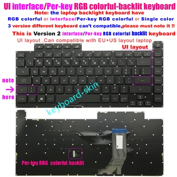 Американская Версия 2 Клавиатура С Подсветкой Интерфейса Для ноутбука Asus ROG Strix G512 G512L G512LU G512LI G512LV G512LW G531G G531GU G531GT