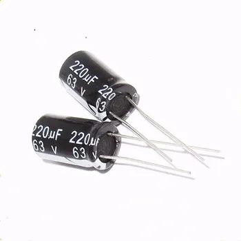В компонент алюминиевого электролитического конденсатора 220 МКФ 63 В 10*17 мм 63 В 220 мкф Подключаемый модуль (10ШТ)