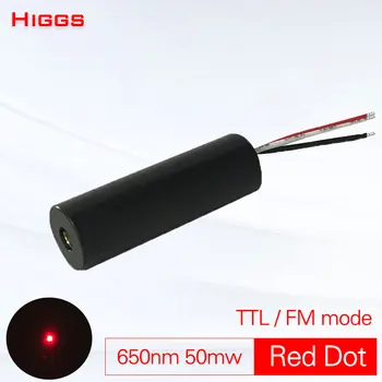 Высокое качество 650 нм 50 МВт красная точка TTL частотный модуль лазерный модуль низкой мощности CS лазерный прицел указатель 0-30 кГц Настраиваемый