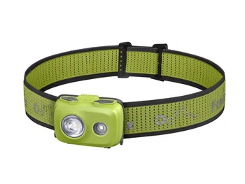Головной убор Fenix HL16 450 люмен, сильный свет, батарея AAA, портативный налобный фонарь для улицы-Зеленый