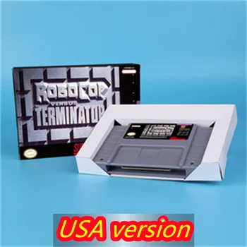 для 16-битной игровой карты RoboCop versus The Terminator для игровой консоли SNES версии NTSC в США