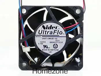 Для Nidec U60T12MUB7-52 J233 12VDC 0.16A 6025 6 СМ Вентилятор Проектора