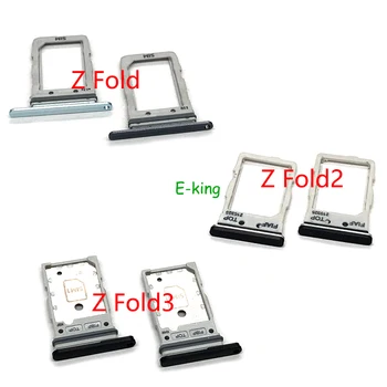 Для Samsung Galaxy Z Fold 2 3 4 5 Fold2 Fold3 Fold4 Fold5 Слот для sim-карты 5G, держатель лотка, гнездо для чтения sim-карт