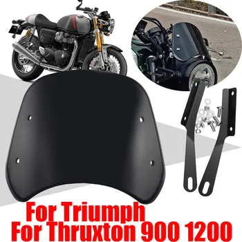 Для Triumph Thruxton 900 1200 R 1200R RS Аксессуары для мотоциклов Ретро Ветровое стекло Защита ветрового стекла