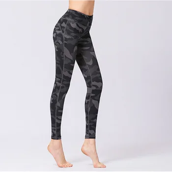 Женские штаны для йоги, эластичные камуфляжные спортивные леггинсы с 3D принтом, тонкие брюки для леди, тренажерный зал, фитнес, бодибилдинг, брюки для бега