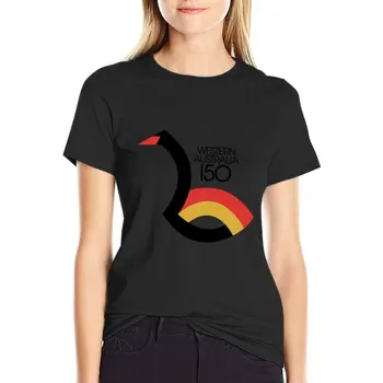 Западная Австралия 150 футболок, футболки с графическим рисунком, футболки с коротким рукавом, женские футболки