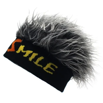 Зимняя новинка, шляпа с париками, повязка с алфавитом в стиле хип-хоп, легкая шляпа для домашнего школьного костюма SP99