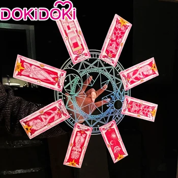 Игровая карта DokiDoki аниме Captor Sakura Косплей Onmyoji Косплей Magic Circle Карта Клоунов Хрустальная Снежинка Поворотный стол Руна