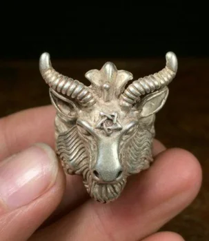 Изысканное произведение искусства ручной работы золотая денежная овца зверь означает кольцо