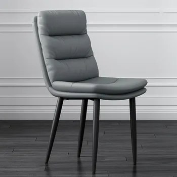 Кожаное современное обеденное кресло с скандинавским акцентом, Роскошная Эргономичная подушка для компьютерного офисного кресла Muebles Para El Hogar Мебель для дома