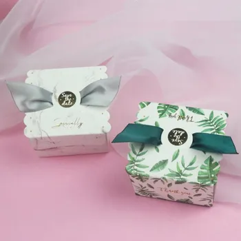 Коробка Конфет Angel Wedding Favor и Подарочная Коробка Сладкие Бумажные Пакеты для Свадебного Украшения Baby Shower Event Party Supplies