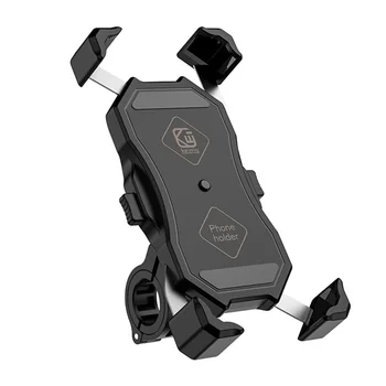 Кронштейн для крепления мобильного телефона с GPS, держатель беспроводного телефона мощностью 15 Вт для мотоцикла + USB-зарядное устройство 3.0 для телефона для путешествий на открытом воздухе
