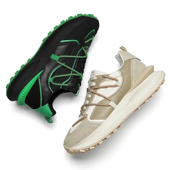 Кроссовки женские, пикантные зеленые туфли для пары, женские кроссовки с высоким берцем, качественные женские кроссовки на толстой платформе, мужские кроссовки Tenis