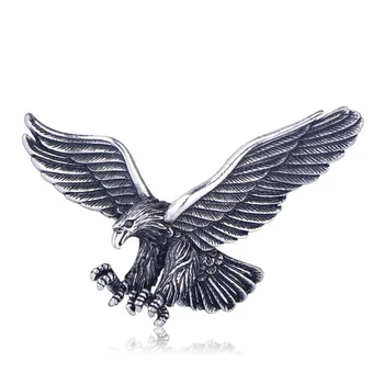 Мужская брошь классического креативного дизайна Flying Eagle в стиле ретро для выпускного вечера, повседневные украшения, подарочная брошь