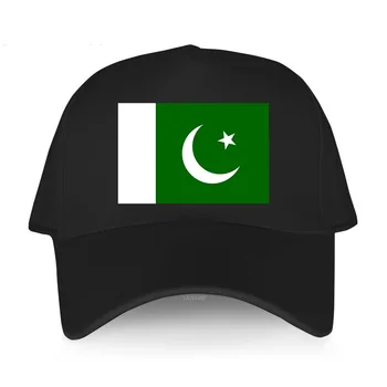 Мужская летняя бейсболка черный повседневный стиль 2017 трикотажные изделия национальный флаг ПАК Пакистанский Ислам Унисекс короткий козырек шляпа Уличные кепки s