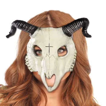 Мужчины Женщины Хэллоуин косплей Марди Гра Маски на Пасху Маскарад Карнавал Вечеринка Шоу реквизит 3D искусственная маска животного овцы