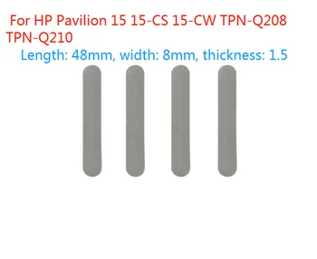 НОВАЯ резиновая накладка для ноутбука HP Pavilion15 15-CS 15-CW TPN-Q208 TPN-Q210 48*8*1.5 накладка для нижней крышки диаметром мм с двусторонним скотчем