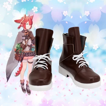 Обувь для косплея Arknights Myrrh Boots Game Anime Halloween Carnival Party Косплей реквизит