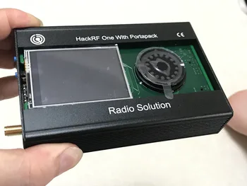 Портапак последней версии Для Программно-определяемого Радио HACKRF ONE SDR + Металлический корпус + 0.5ppm TXCO + Сенсорный ЖК-дисплей