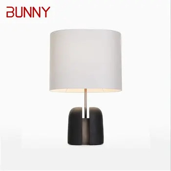 Простая настольная лампа BUNNY Nordic в стиле ретро, современное светодиодное настольное освещение, декоративное для дома, прикроватное