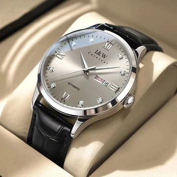 Роскошные механические деловые часы бренда CARNIVAL, модные Автоматические наручные часы, водонепроницаемые мужские часы с календарем Montre Homme