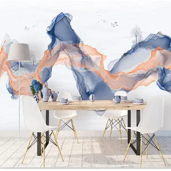 Фотообои на заказ Современный 3D Абстрактный Пейзаж Динамичный Новые китайские чернила Фон для домашнего декора Обои для стен 3 D