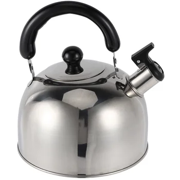 Чайник для приготовления чая, свистящий чайник для плиты, чайники из нержавеющей стали, чайники для плиты, вместимостью 3 л с капсульной основой От