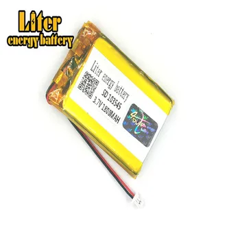 штекер 1.0-2P Литиевая Батарея 103545 3.7 в 1800 мАч Литий-Полимерная Аккумуляторная Батарея PL LiPo электронные книги GPS КПК
