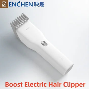 Электрическая машинка для стрижки волос YouPin Enchen Boost, регулируемая нано-керамическая режущая головка, смарт-защита от выдачи карт, детский мужской резак для волос