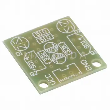 10 шт./лот 5 мм светодиодная простая вспышка Simple Flash Circuit DIY Kit Изображение 2