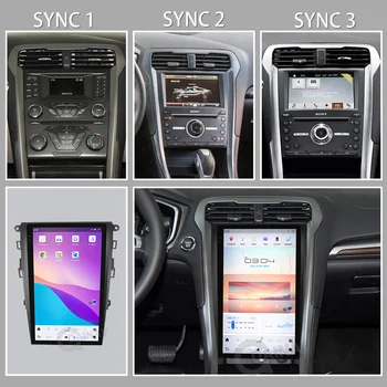 13,6-Дюймовый Android 11 С Полным Сенсорным Экраном Головного Устройства Для Ford Mondeo 2013 2014-2021 NAVI Автомобильный Радиоприемник Беспроводной Carplay Android Auto Изображение 2