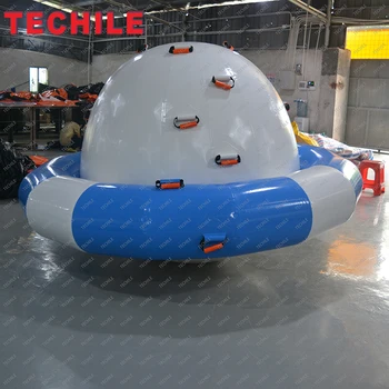 2021 Новая надувная летающая диско-лодка, буксируемая / надувной водный Сатурн для игр в аквапарке Изображение 2