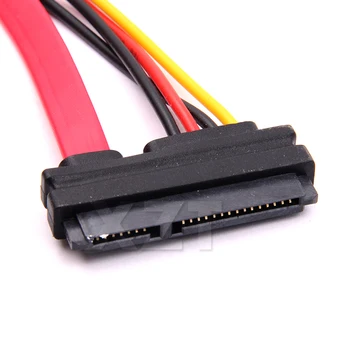 50шт 15 + 7-контактный жесткий кабель для передачи данных от IDE Power SATA к 4-контактному жесткому кабелю 40 см Изображение 2