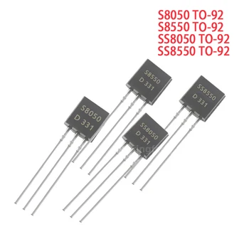 50ШТ BC547 + BC557 TO92 по 25 пар BC547B BC557B Каждый по 25шт Транзистор TO-92 новый и оригинальный чипсет IC Изображение 2