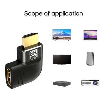 ABCD адаптер конвертер удлинитель кабеля 8K видео для монитора ноутбука проектор Изображение 2